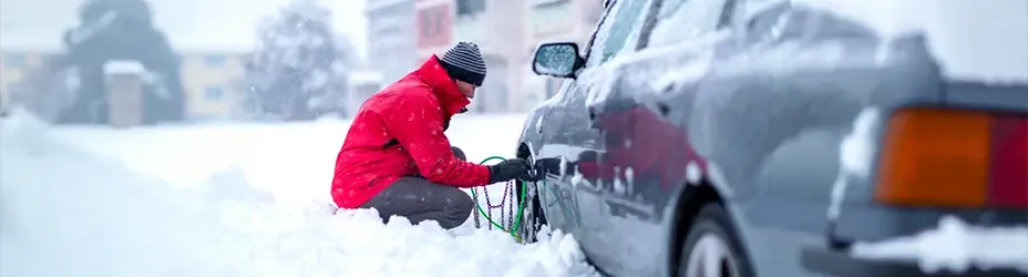 Chaussettes neige pour voiture - Équipement auto