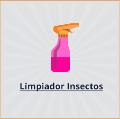 Limpiador insectos