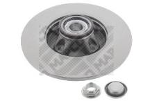 Disque de frein arriere avec roulement TOUT SEUL 268mm diametre plein  C1015PCA pour citroen berlingo 2 II C4 picasso peugeot 308