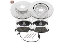 ATE BREMSSCHEIBEN BREMSBELÄGE VORNE HINTEN FÜR AUDI Q5 8RB 2.0