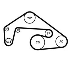 CONTITECH 6PK2460K1