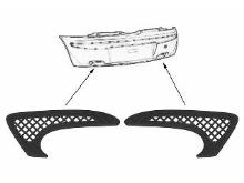 Grille de pare-chocs avant pour FIAT Punto 735320216