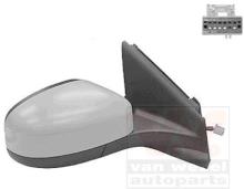 Original Van Wezel 1866838 exterior cristal espejo derecho para Ford