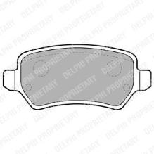 Vauxhall meriva MK1 1.4 16V twinport genuine allied nippon arrière plaquettes de frein set