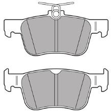 Arrière Plaquettes de frein HONDA CIVIC 1.3 Hybrid Saloon Mk VIII 05-13 95 88.8x46.84x14.1mm