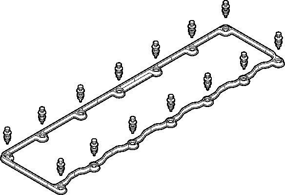 Jeu de joints d'étanchéité, couvercle de culasse ELRING 181.500