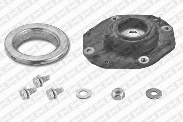Kit Réparation Coupelle Suspension Avant BLUE PRINT - Avec Roulement Et Vis - Compatible Renault Mégane III/IV, Nissan Qashqai II