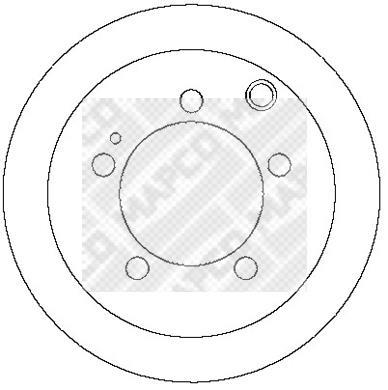 Disques de frein MAPCO 15253