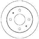 Disques de frein MAPCO ref. 15504