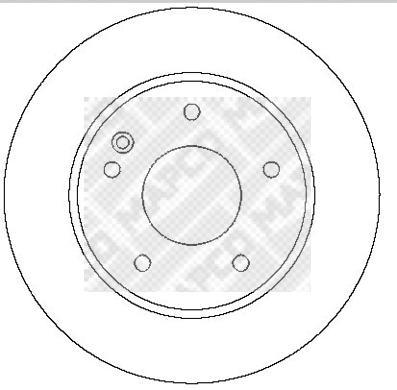 Disques de frein MAPCO 15808
