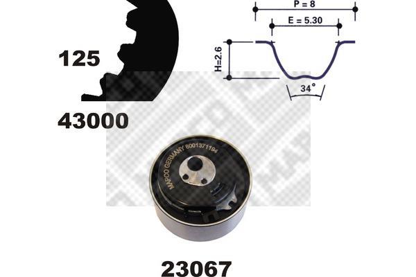 Kit de distribution MAPCO ref. 23000