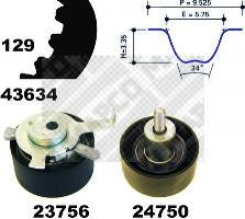 Kit de distribution (Kit courroie de distribution) MAPCO ref. 23603