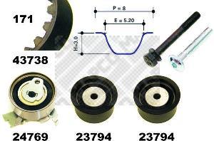 Kit de distribution (Kit courroie de distribution) MAPCO ref. 23738