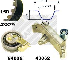 Kit de distribution MAPCO ref. 23830