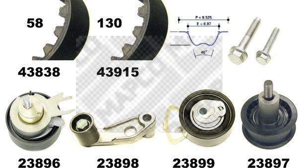 Kit de distribution MAPCO ref. 23838
