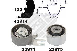 Kit de distribution (Kit courroie de distribution) MAPCO ref. 23914