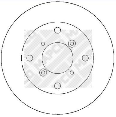 Disques de frein MAPCO 25593