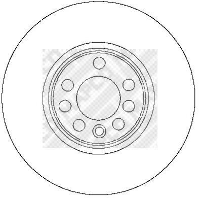 Disques de frein MAPCO 25703