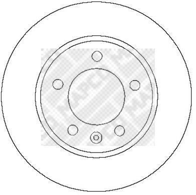 Disques de frein MAPCO ref. 25704