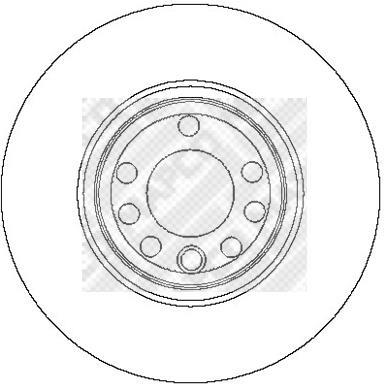 Disques de frein MAPCO 25707