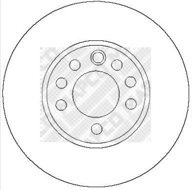 Disques de frein MAPCO ref. 25708