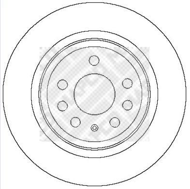 Disques de frein MAPCO ref. 25710