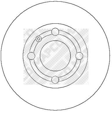 Disques de frein MAPCO 25770