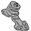Support moteur (Silent bloc moteur) MAPCO ref. 33072