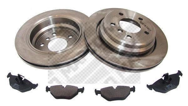 Kit Freno Posteriore Mapco 47888 - Dischi Ventilati E Pastiglie ATE Per BMW - 2