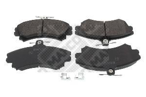 Jeu de 4 plaquettes de frein MAPCO ref. 6499