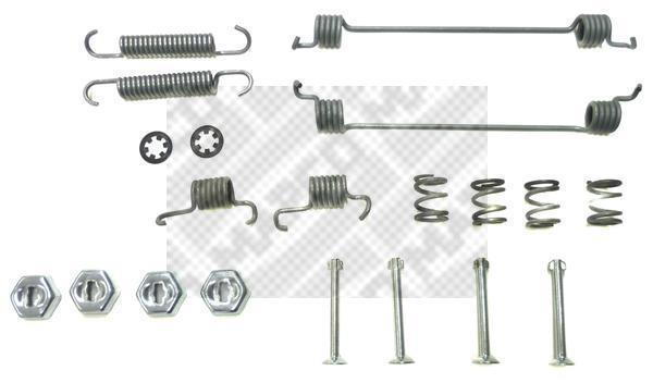 Kit d'accessoires pour mâchoire de frein à tambour MAPCO ref. 9172