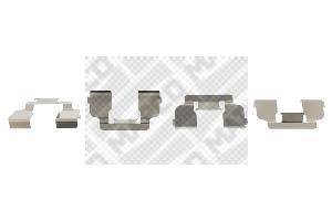 Kit d'accessoires pour plaquette de frein à disque MAPCO ref. 9634
