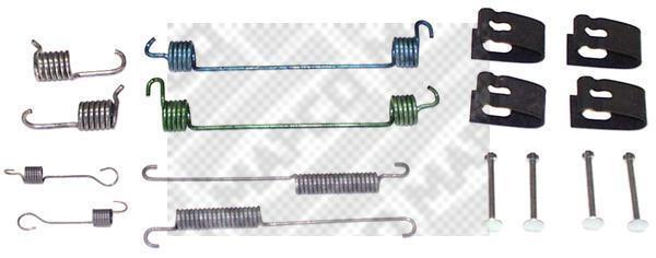 Kit d'accessoires pour mâchoire de frein à tambour MAPCO 9700