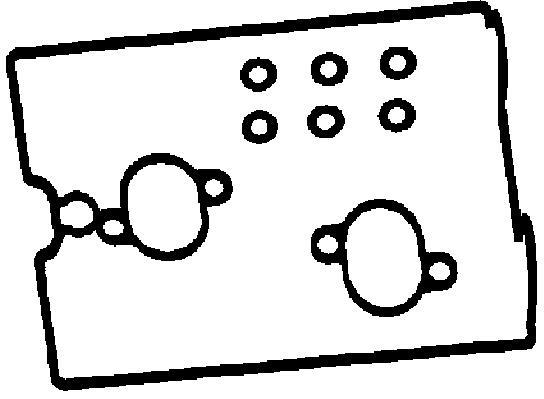 Jeu de joints d'étanchéité, couvercle de culasse AJUSA 56023400