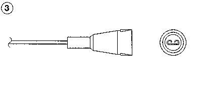 Sonde lambda (Sonde à oxygène) NGK ref. 0142