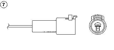 Sonde lambda (Sonde à oxygène) NGK ref. 0120