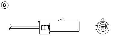 Sonde lambda (Sonde à oxygène) NGK ref. 1940