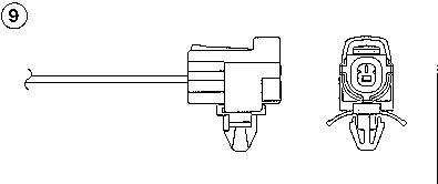 Sonde lambda (Sonde à oxygène) NGK ref. 95285