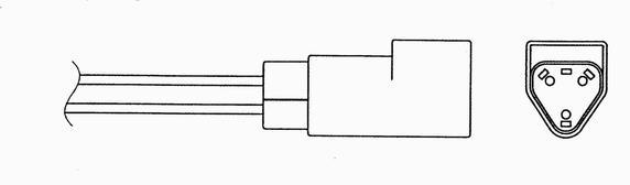 Sonde lambda (Sonde à oxygène) NGK ref. 0023