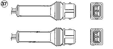 Sonde lambda (Sonde à oxygène) NGK ref. 0274