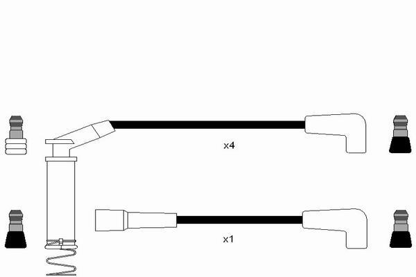 Jeu de câble d'allumage (Faisceau d'allumage) NGK ref. 6990