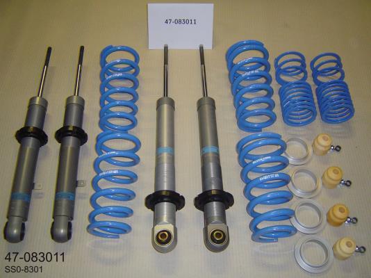 Jeu de 4 amortisseurs + ressorts (Kit suspension) BILSTEIN ref. 47-083011