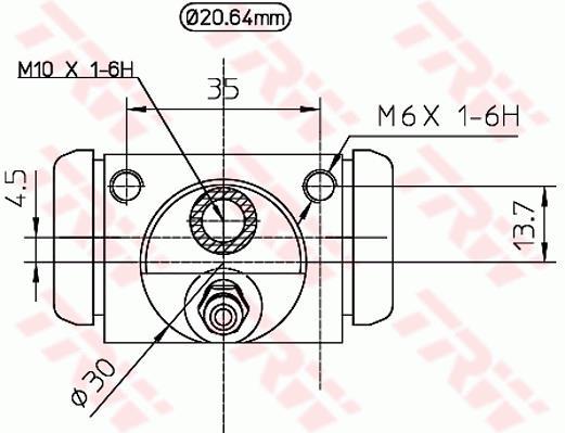 Cylindre de roue TRW ref. BWF321