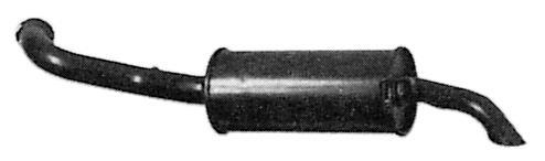Silencieux arrière (Pot d'échappement) IMASAF S.P.A ref. 21.66.07