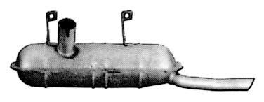Silencieux arrière (Pot d'échappement) IMASAF S.P.A ref. 30.10.00