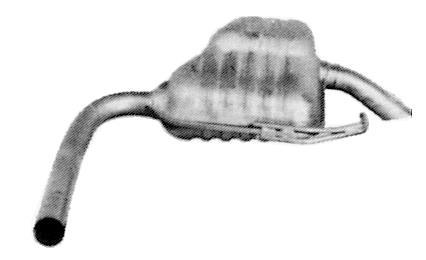 Silencieux arrière IMASAF S.P.A 37.63.07