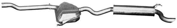 Silencieux arrière (Pot d'échappement) IMASAF S.P.A ref. 44.42.09