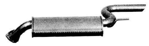 Silencieux arrière (Pot d'échappement) IMASAF S.P.A ref. 45.36.07