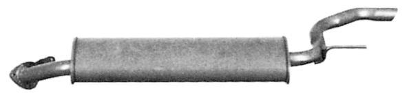 Silencieux arrière IMASAF S.P.A 45.44.07