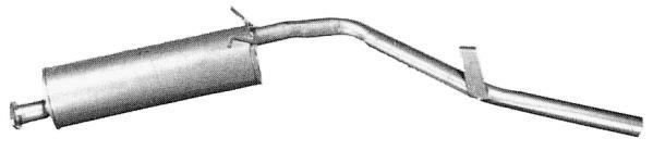 Silencieux arrière IMASAF S.P.A 51.80.07